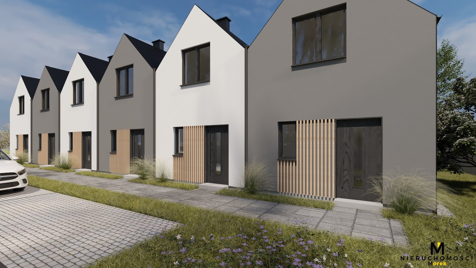 Domki nad morzem z parkingiem