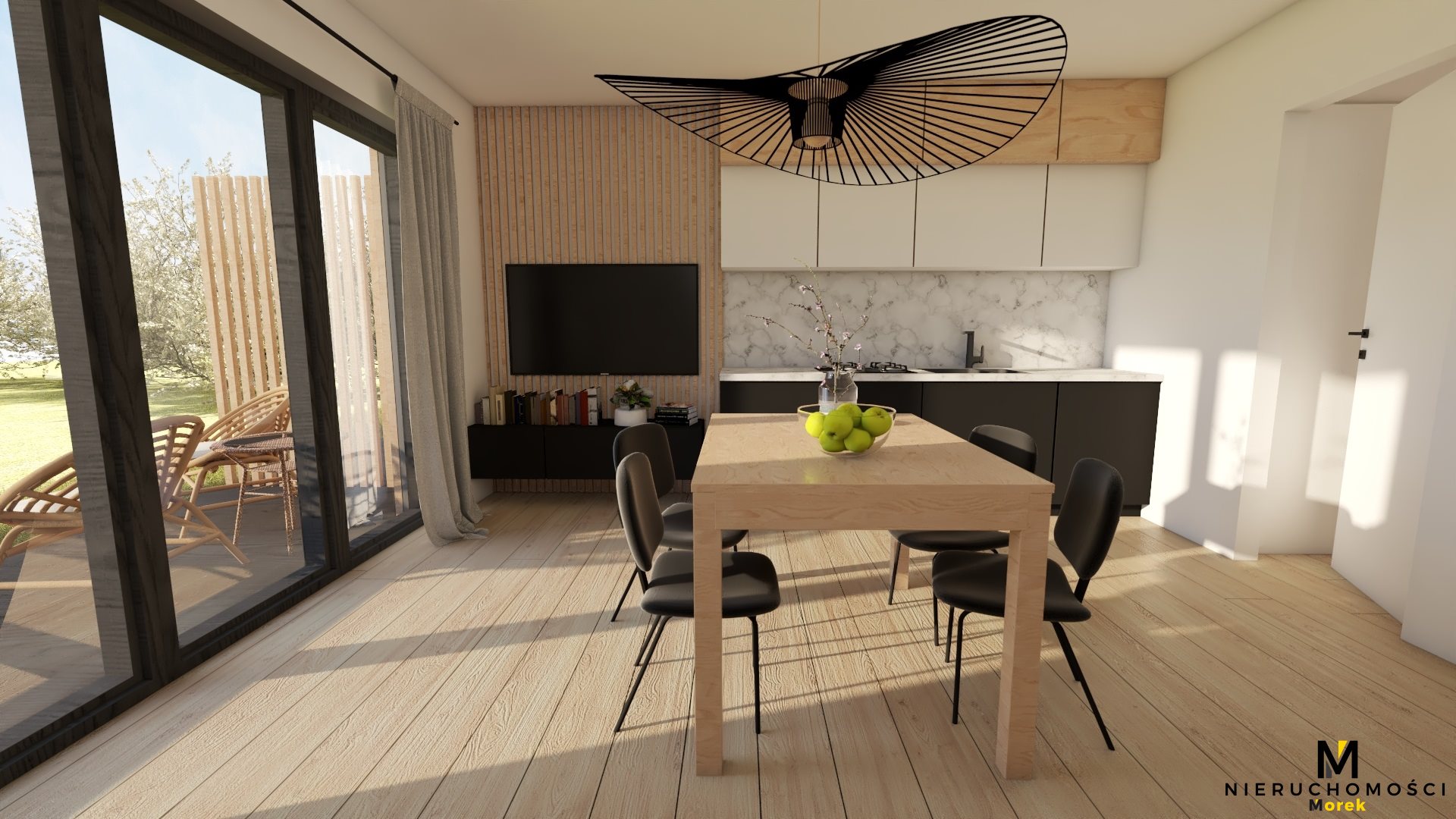 Domki nad morzem z parkingiem