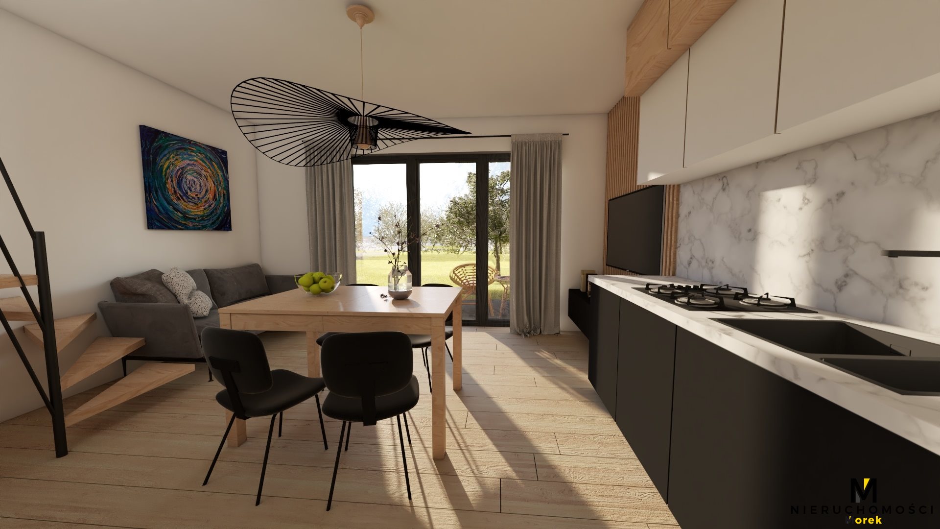 Domki nad morzem z parkingiem