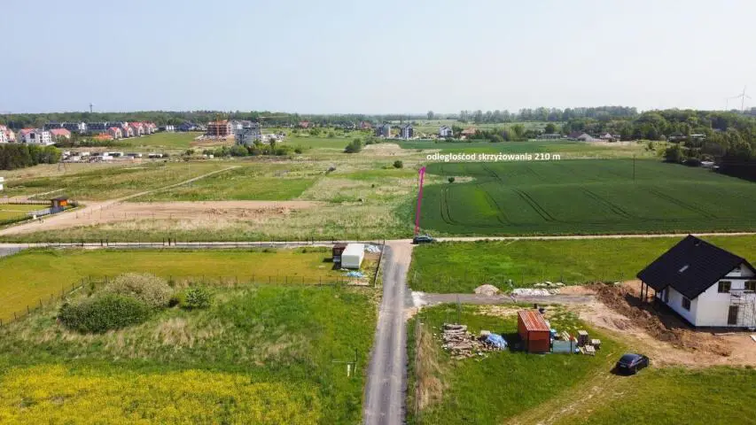 Działka budowlana w Ustr. Morski 950 m od morza