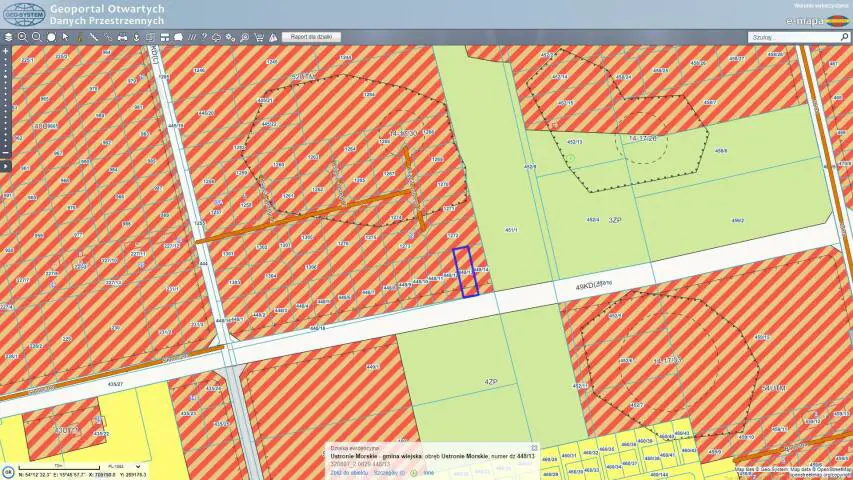 Działka budowlana w Ustr. Morski 950 m od morza