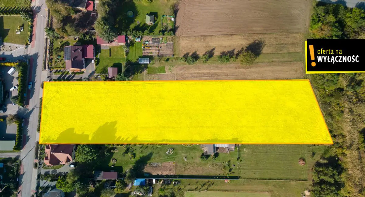 Działka budowlana w spokojnej okolicy