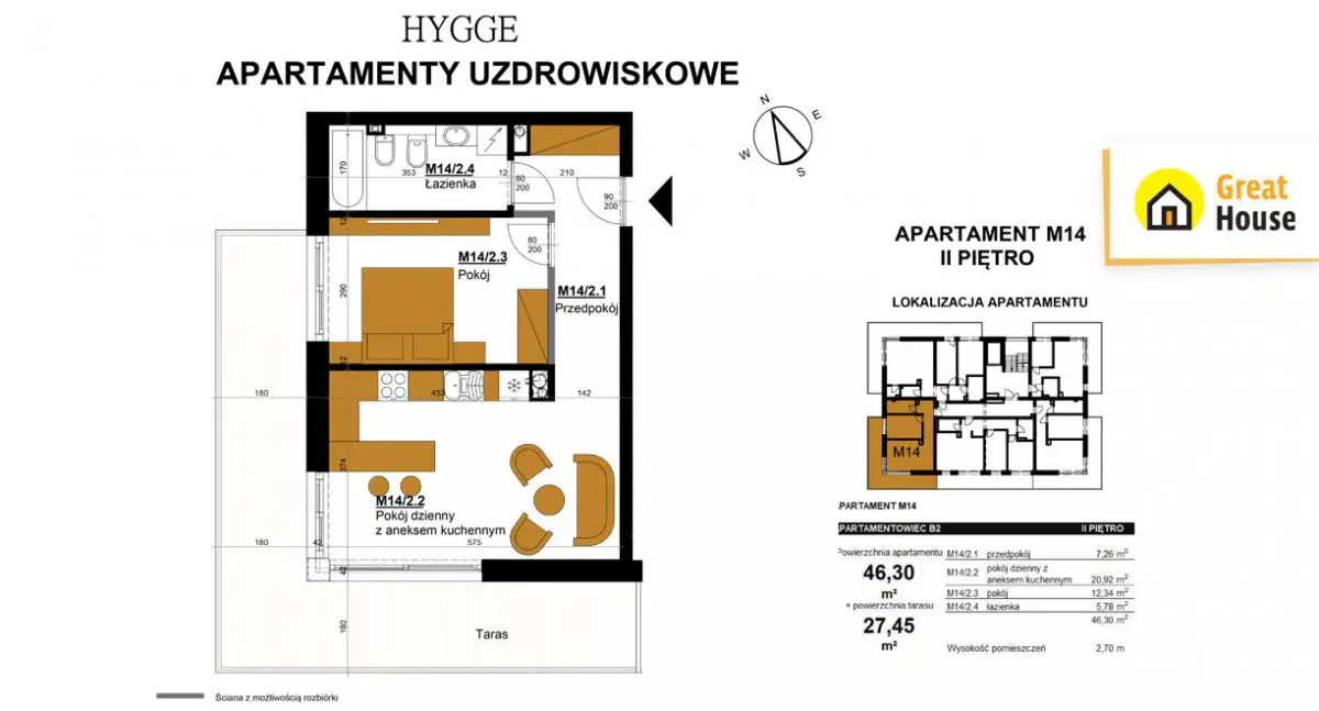 Apartament w uzdrowisku w Busku-Zdrojuu