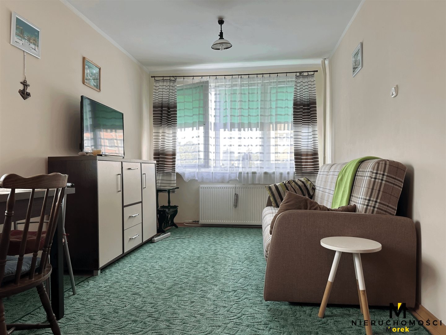 Małe mieszkanie z niskim czynszem.