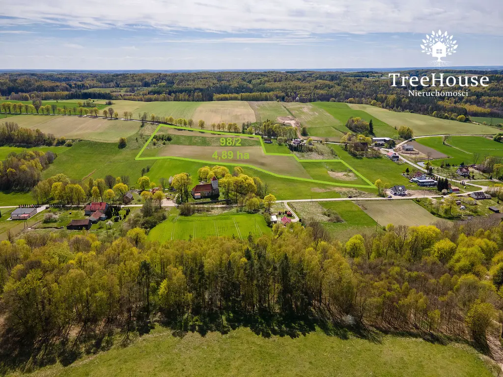Malownicza działka w Glaznotach