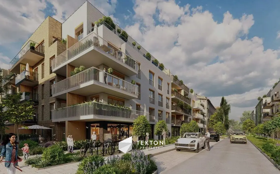 Przestronny apartament z tarasami na Łazarzu