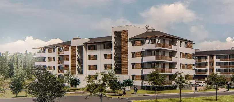 Apartamenty w pobliżu jeziora - Green Town Rybno