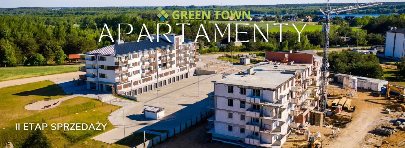 Apartamenty w pobliżu jeziora - Green Town Rybno