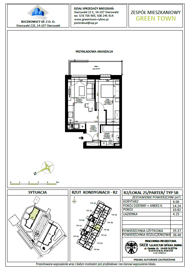 Apartamenty w pobliżu jeziora - Green Town Rybno