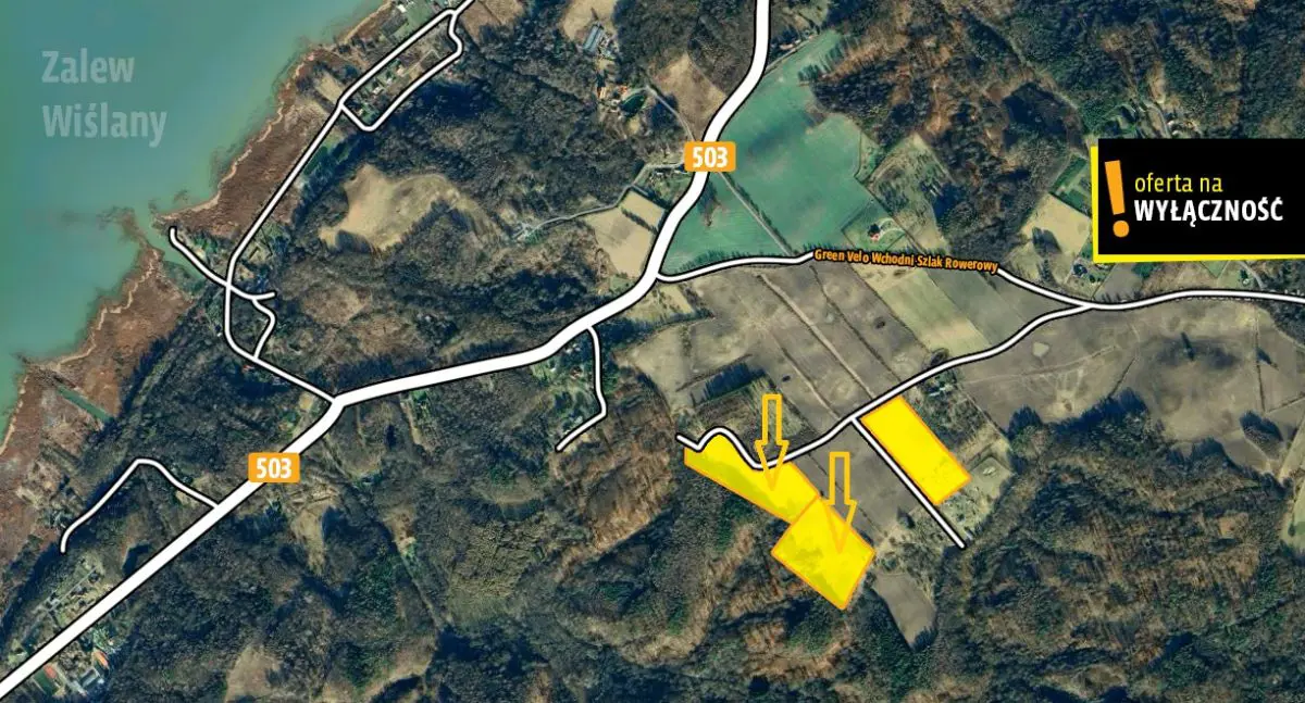 DZIAŁKI POD AGROTURYSTÓW NA WYSOCZYŹNIE ELBLĄSKIEJ