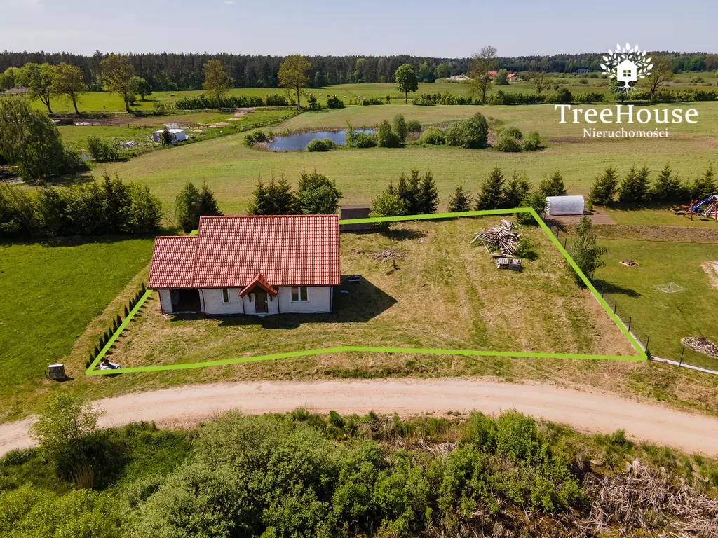 Dom w Stękinach w stanie surowym zamkniętym