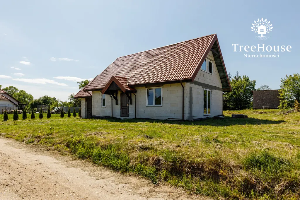 Dom w Stękinach w stanie surowym zamkniętym