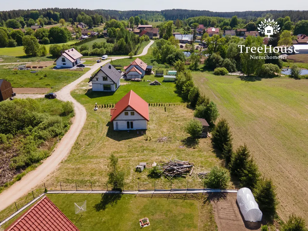 Dom w Stękinach w stanie surowym zamkniętym