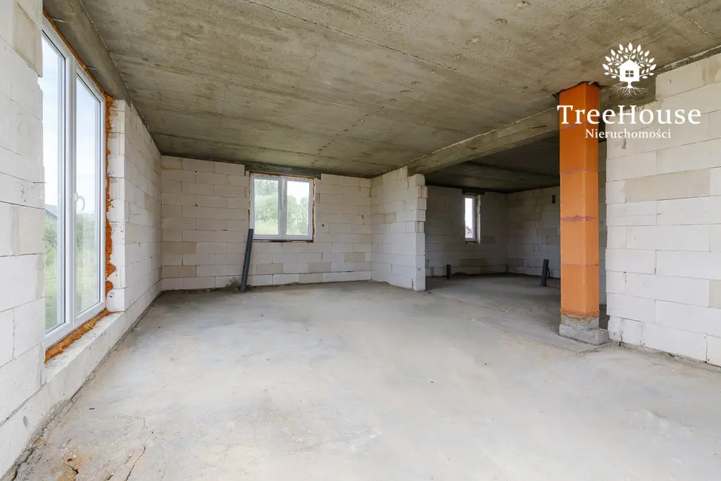 Dom w Stękinach w stanie surowym zamkniętym