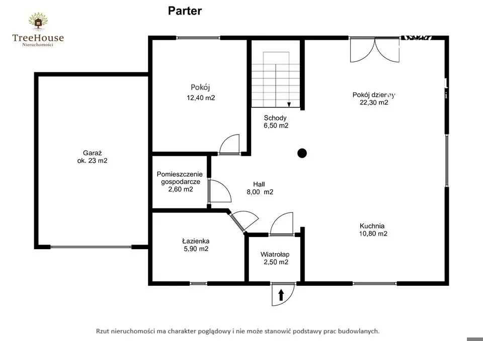 Dom w Stękinach w stanie surowym zamkniętym