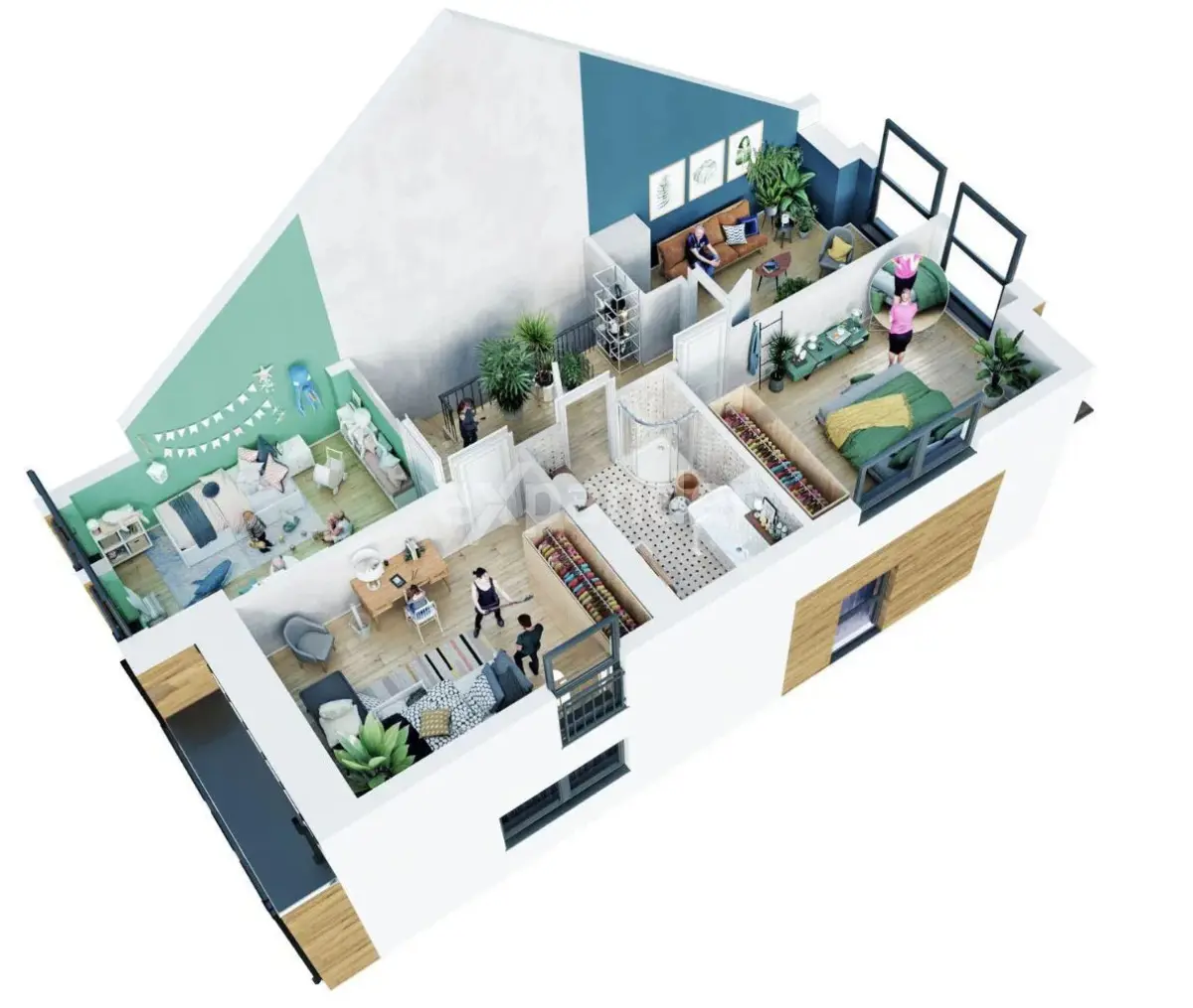 Dom w zabudowie szeregowej Os. Polesie Kunowice