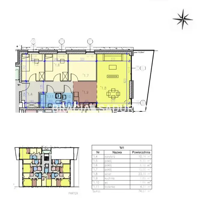 Mieszkanie z Imponującą Wysokością Pomieszczeń