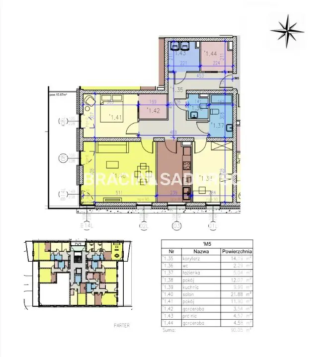 Mieszkanie z Imponującą Wysokością Pomieszczeń