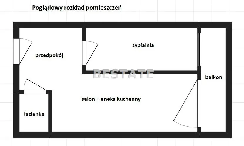 Deweloperskie 45,72 m.kw., centrum