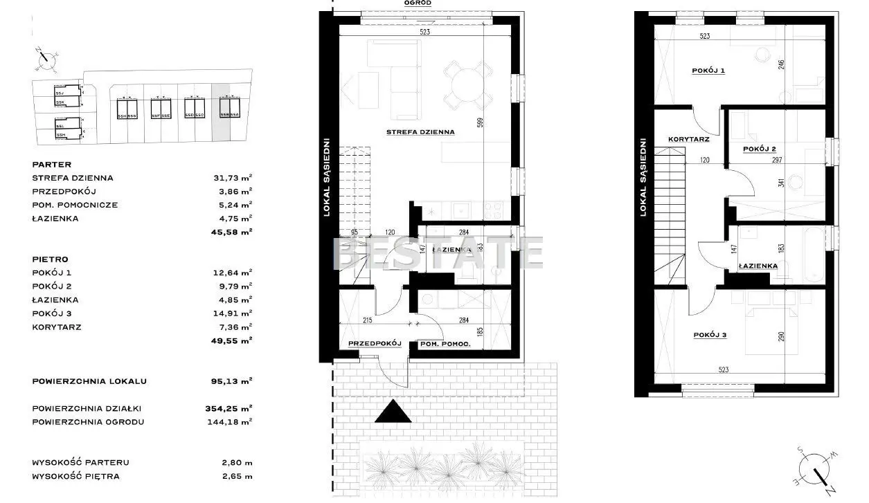 Kameralny dom w zabudowie bliźniaczej