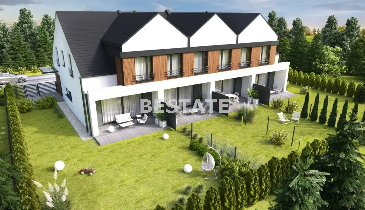 Deweloperskie w zabudowie bliźniaczej 116m2