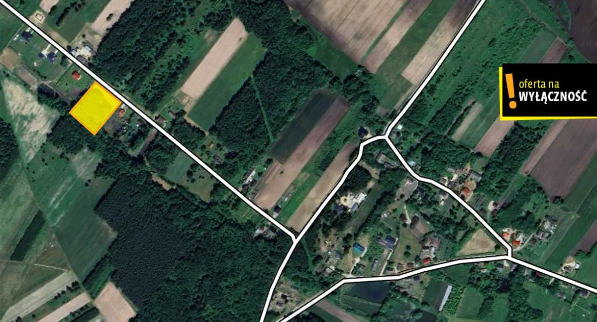 Działka 34 ary w Baranowie koło Buska