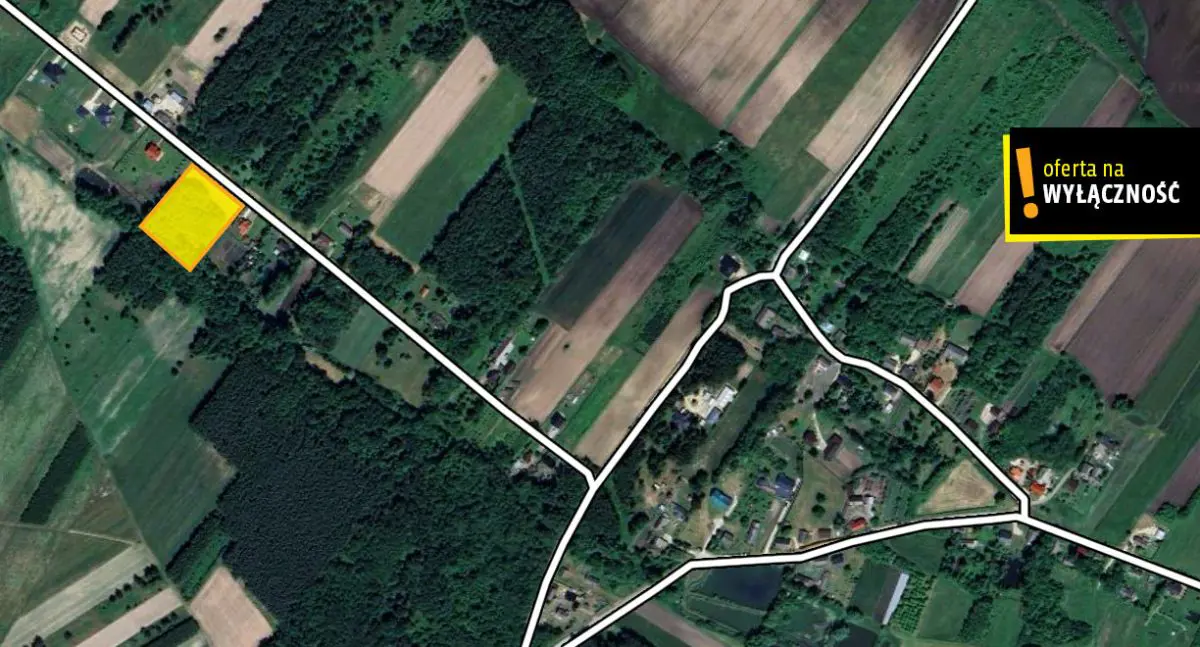 Działka 34 ary w Baranowie koło Buska