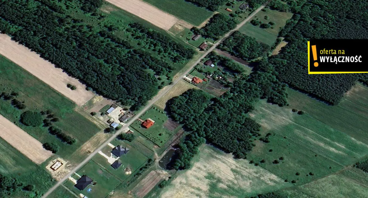Działka 42 ary w Baranowie koło Buska