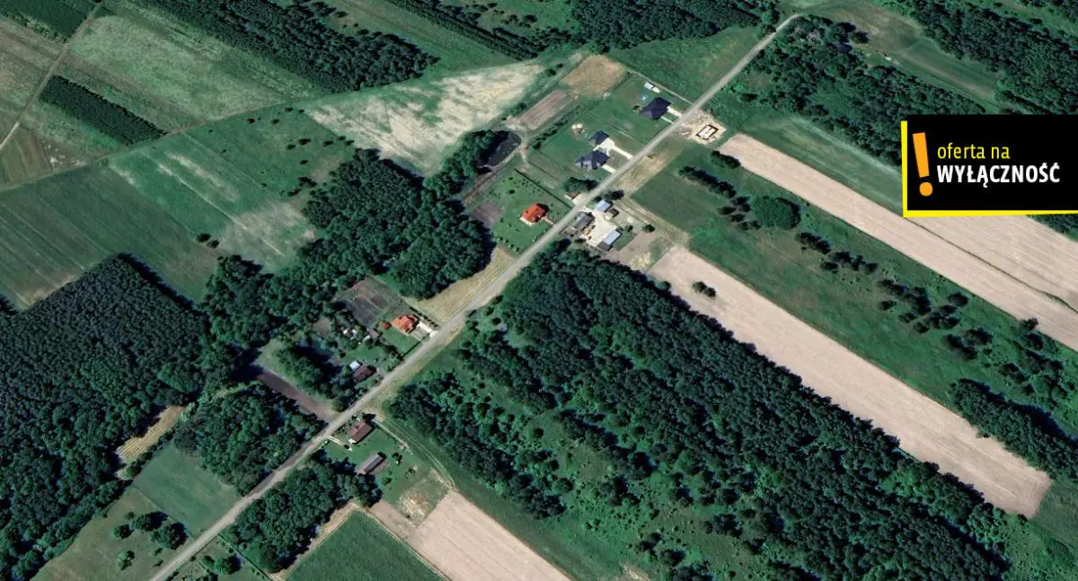 Działka 42 ary w Baranowie koło Buska