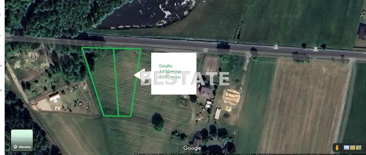 Działka rolno-budowlana 15 km od Pabianic