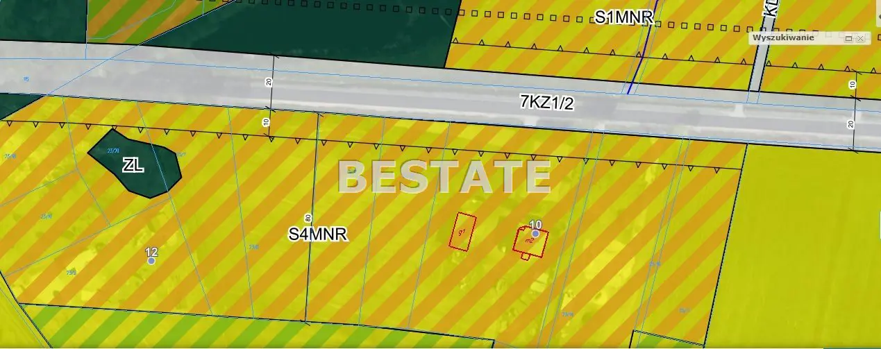 Działka rolno-budowlana 15 km od Pabianic