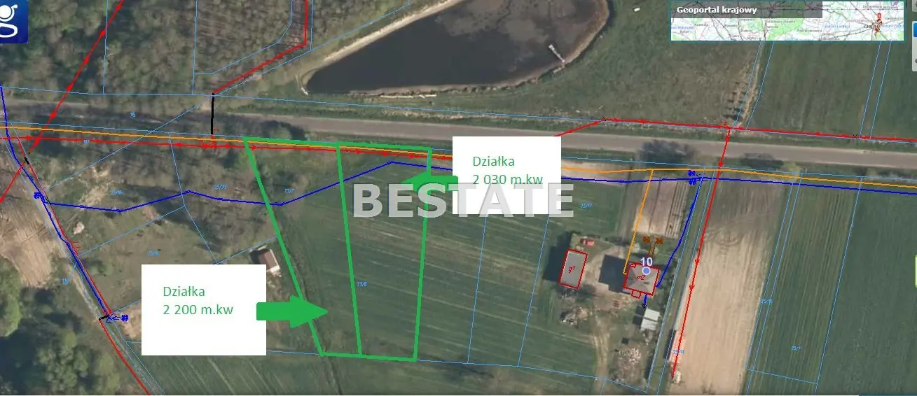 Działka rolno-budowlana 15 km od Pabianic