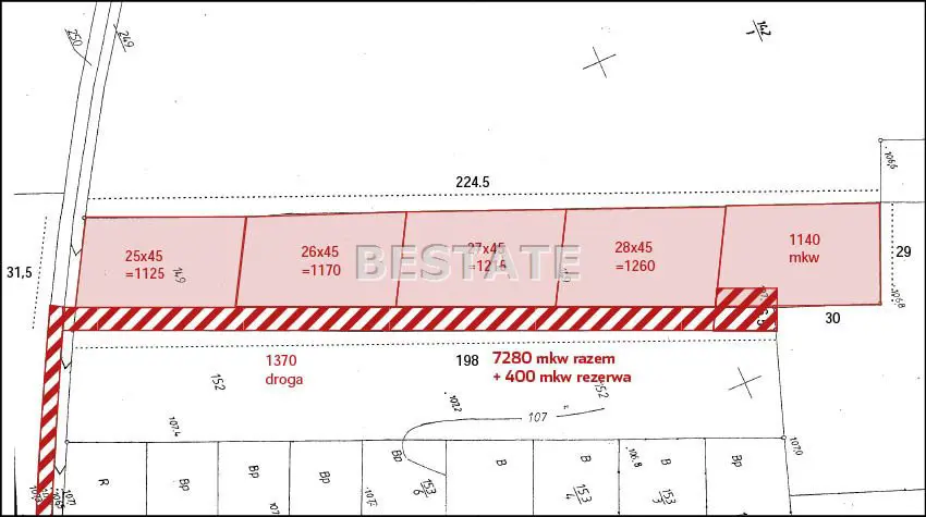 Duża dz. budowlana pod Wrocławiem.OBNIŻONA CENA