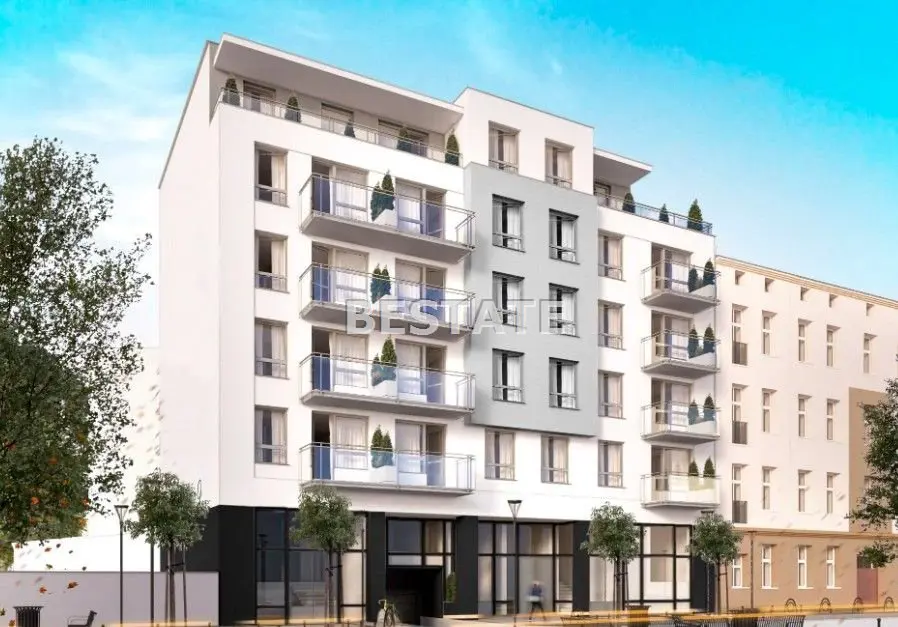 M-4 w centrum Łodzi, balkon, miejse postojowe