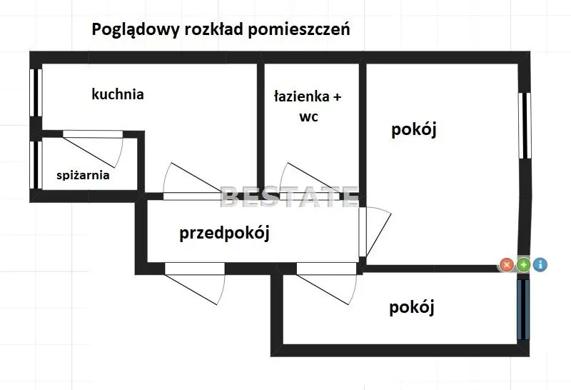 M3, duży zamknięty parking, centrum Pabianic