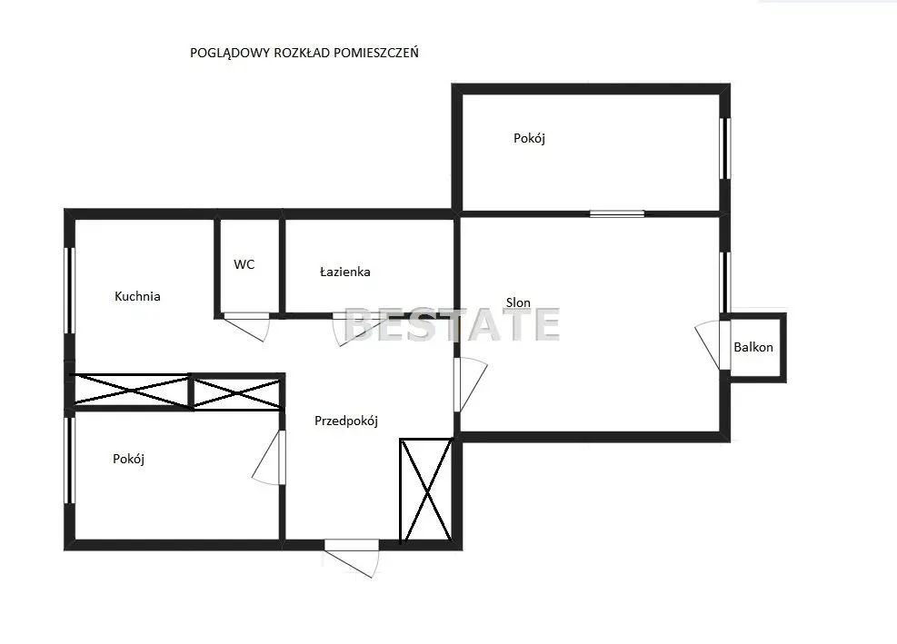 3 pokojowe mieszkanie na Bugaju, stan dobry
