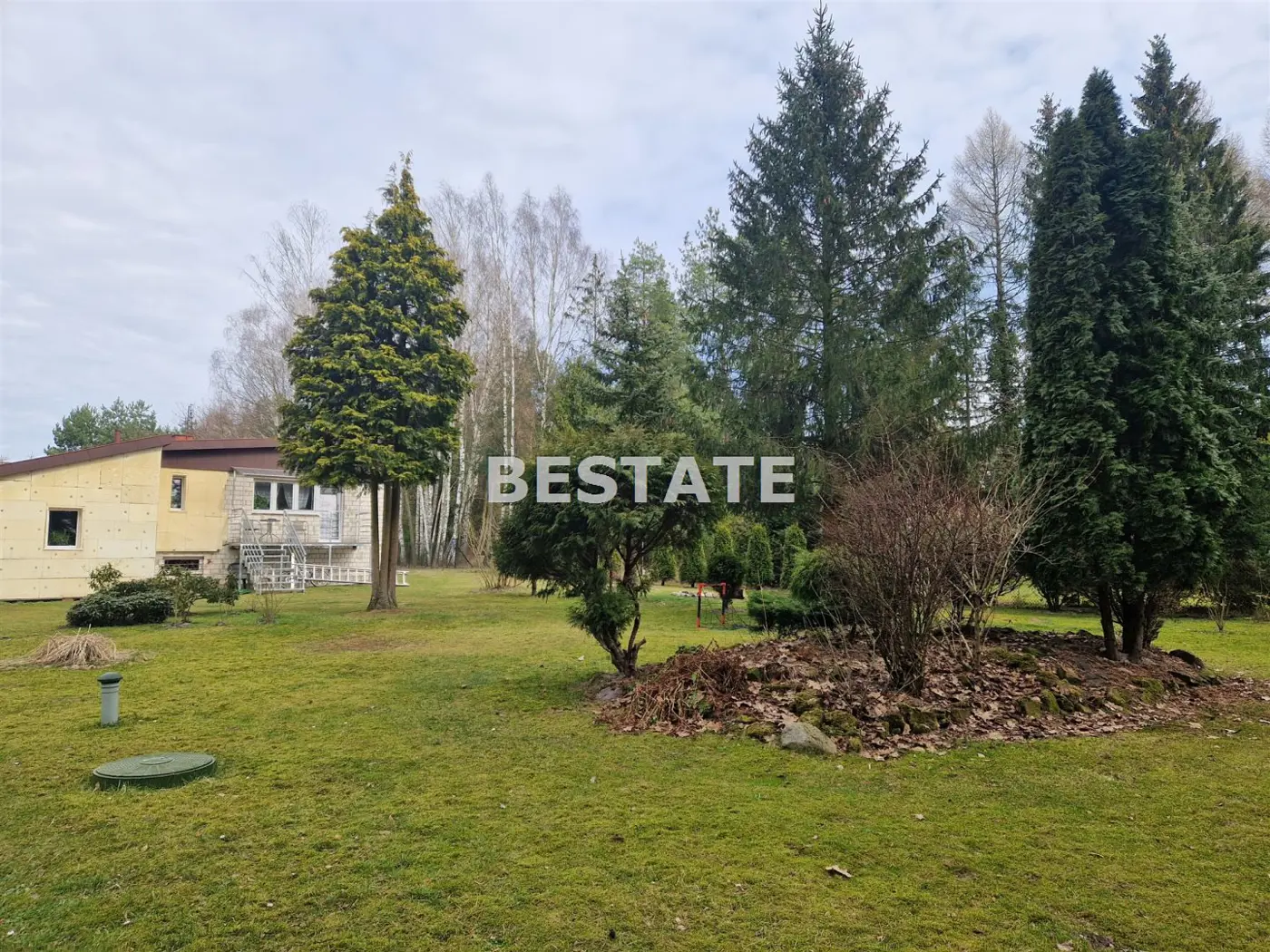 Uroczy dom do zamieszkania, w lesie, Kolonia-Ldzań