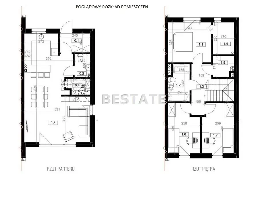 Dom z ogrodem, 4 pokoje, bliźniak, Ksawerów