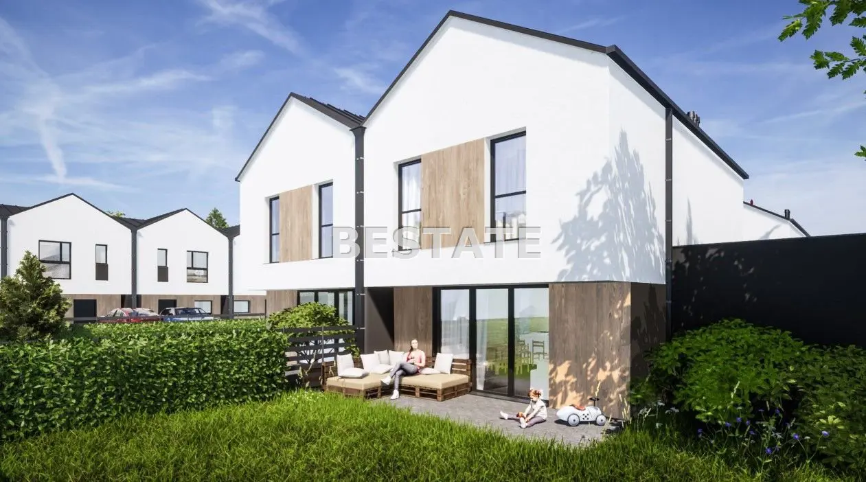 Dom z ogrodem, 4 pokoje, bliźniak, Ksawerów