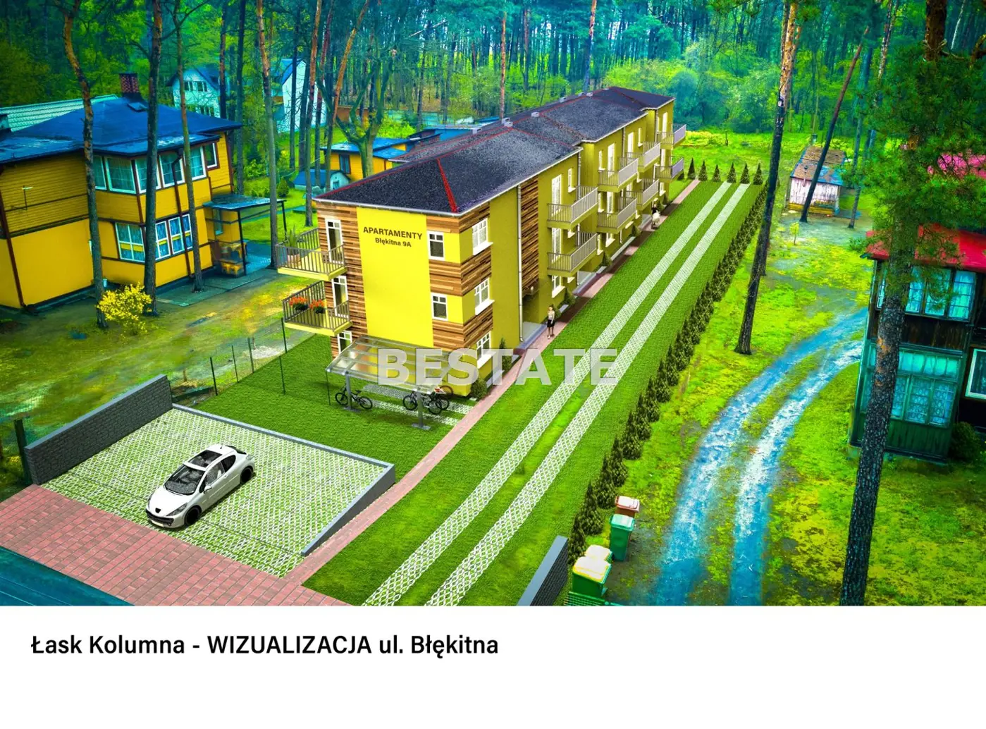 Działka pod zabudowę mieszkaniową Łask-Kolumna