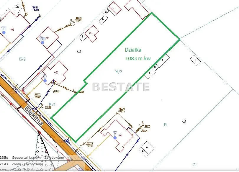 Działka pod zabudowę mieszkaniową Łask-Kolumna
