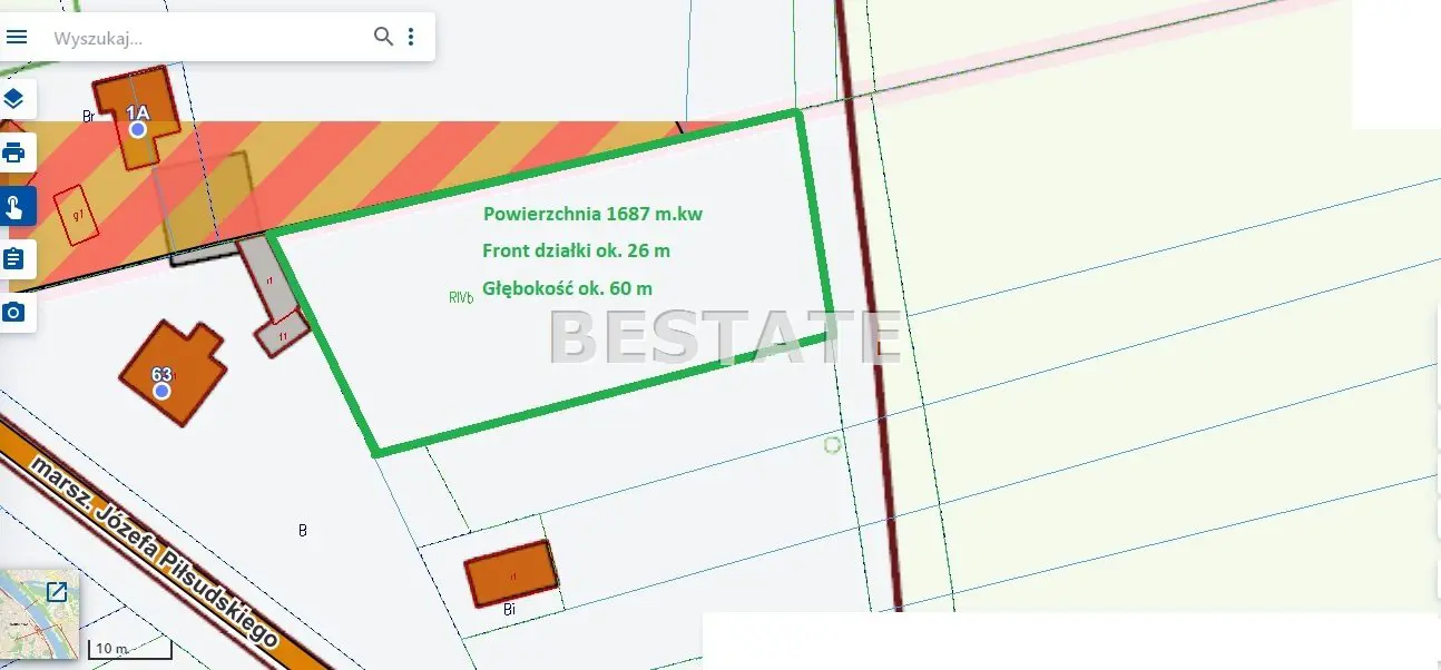 Działka budowlana w mieście, spokojna okolica