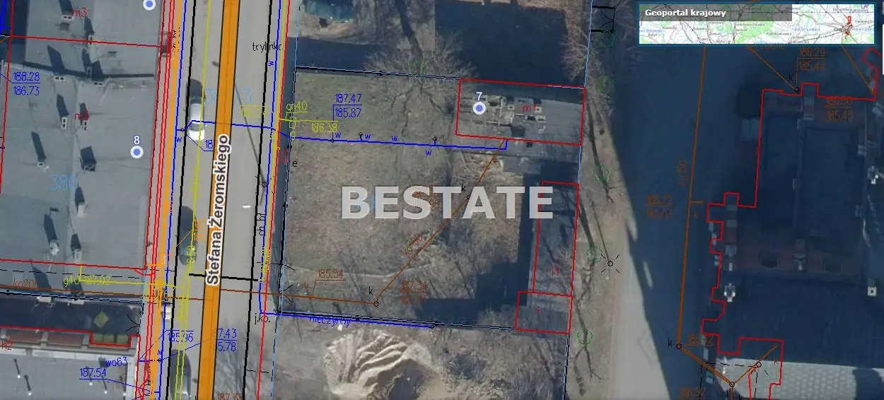 Działka budowlano-usługowa w centrum miasta