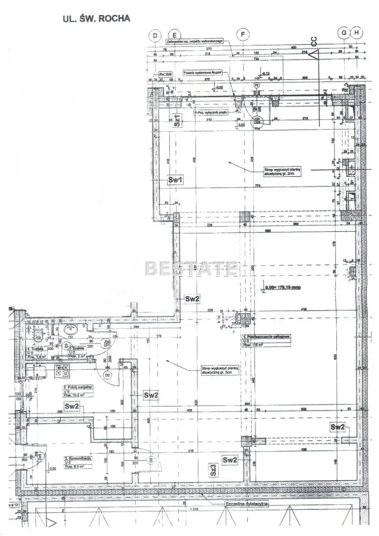 Pod usługi 136m2, nowe, centrum, witryna