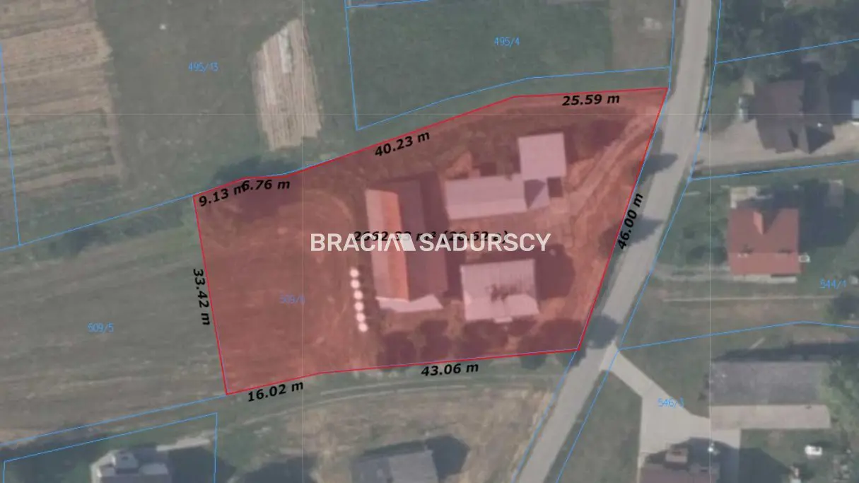 Działka na sprzedaż, Gnojnik