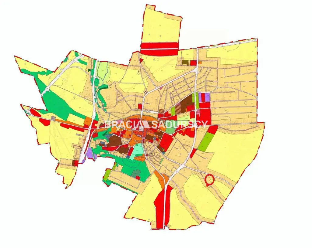 Działka budowlana 10 ar w Miechowie