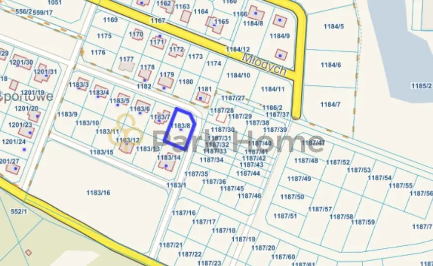 Działka 836 m² na sprzedaż - Krzywiń