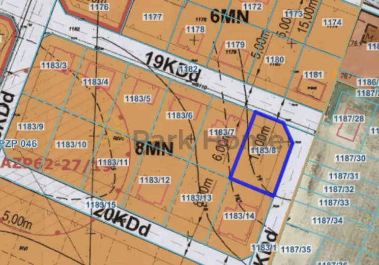 Działka 836 m² na sprzedaż - Krzywiń
