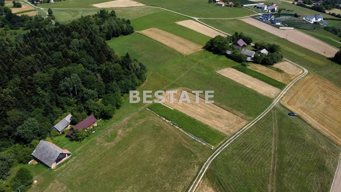 Działka w sąsiedztwie lasu w pięknej okolicy.