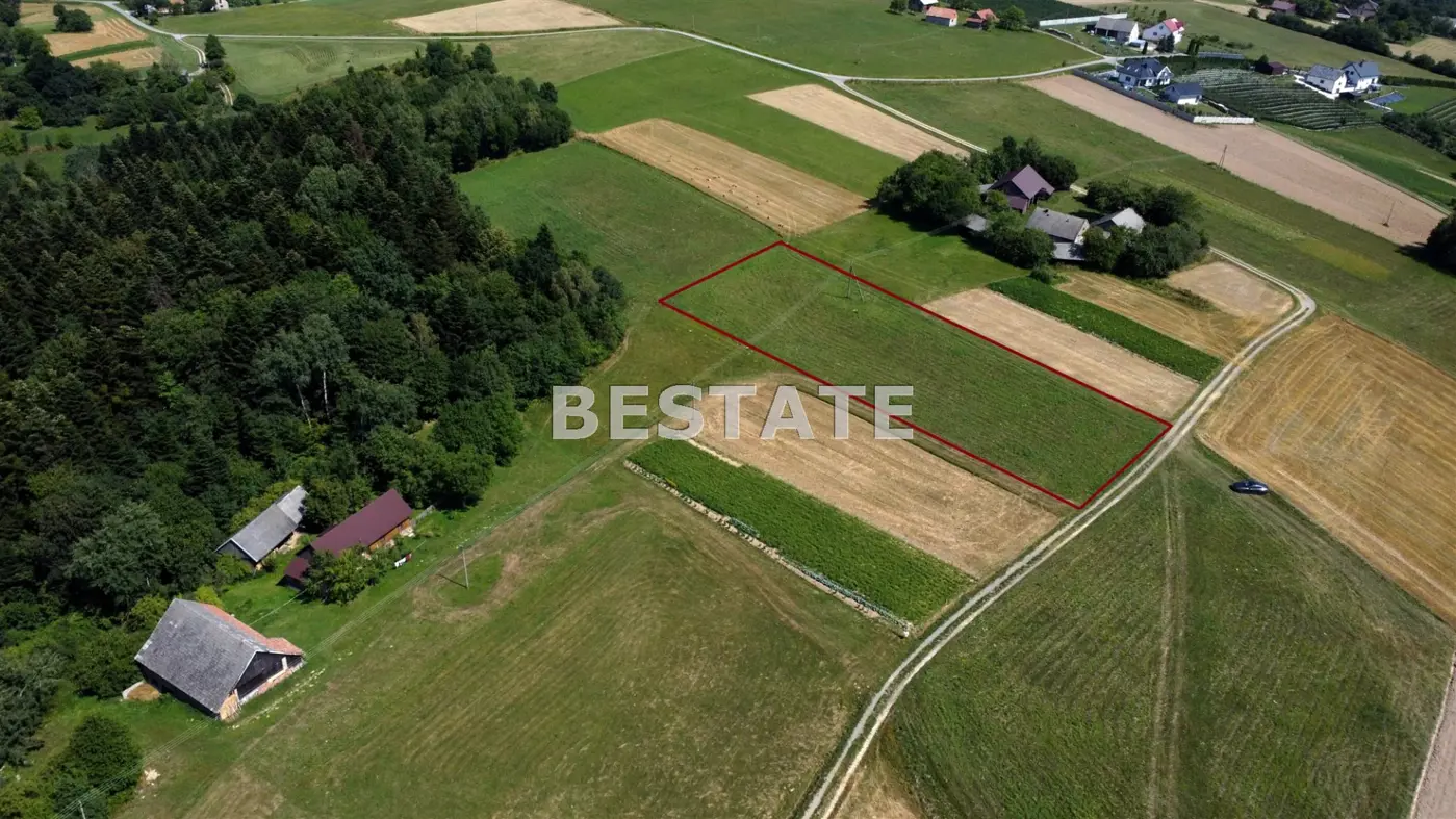 Działka w sąsiedztwie lasu w pięknej okolicy.